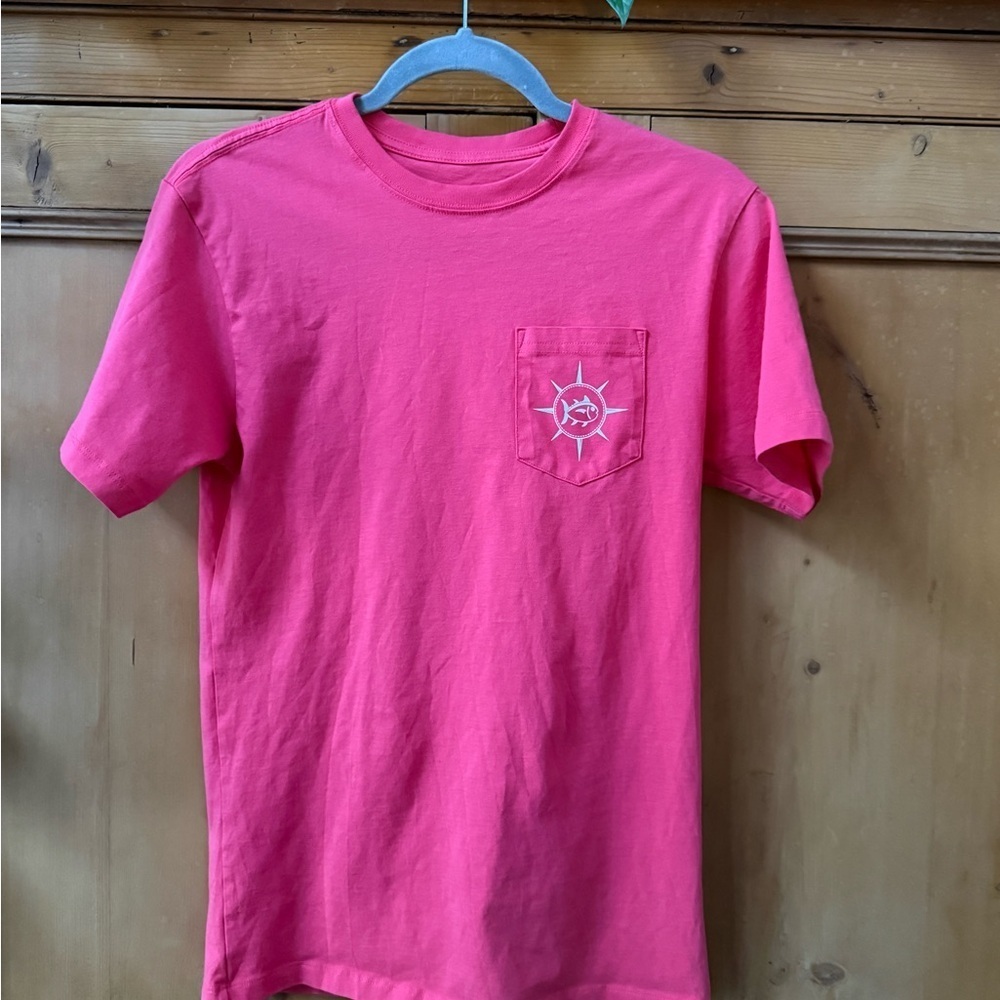 Southern Tide "Find Your Way Home" t-shirt in pink like new size xs Cotton - Picture 2 of 6